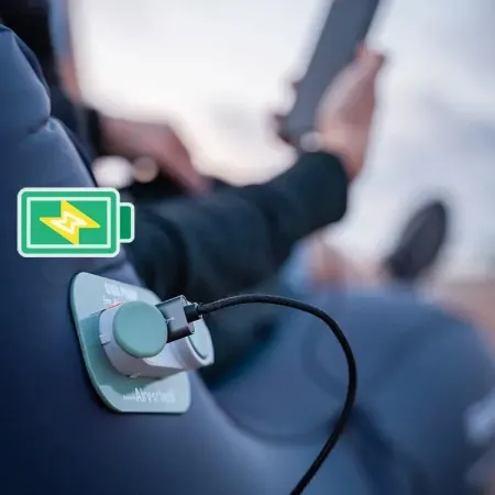 Materac dmuchany automatycznie leżak Aerogogo CL1 Niebieski